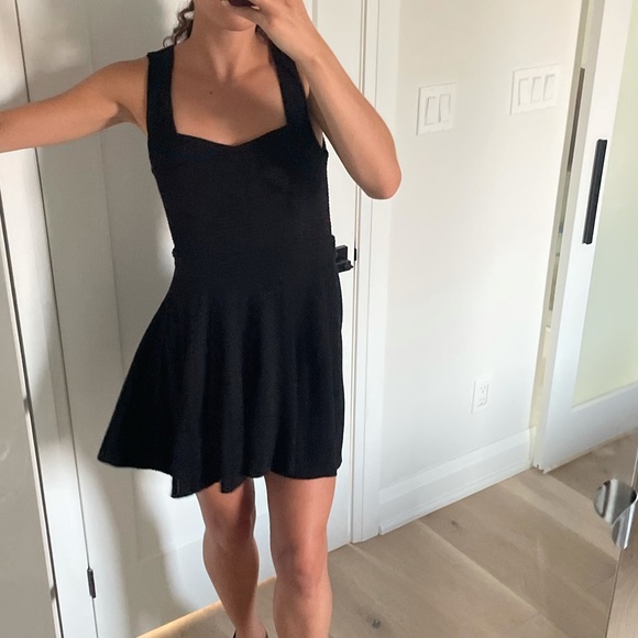 Bebe Black Mini Dress S - Picture 4 of 8